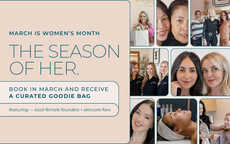 March is Women's Month. Book and received a curated goodie bag while supplies last.