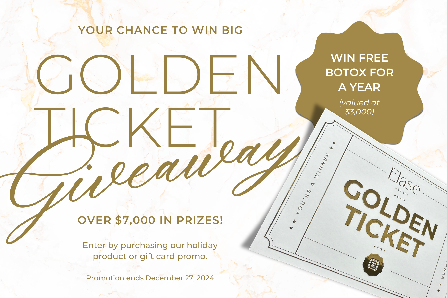 Golden Ticket Giveaway Details