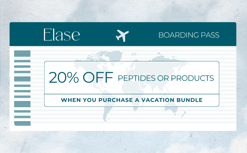 20% off peptides or products when you purchase a vacation bundle  